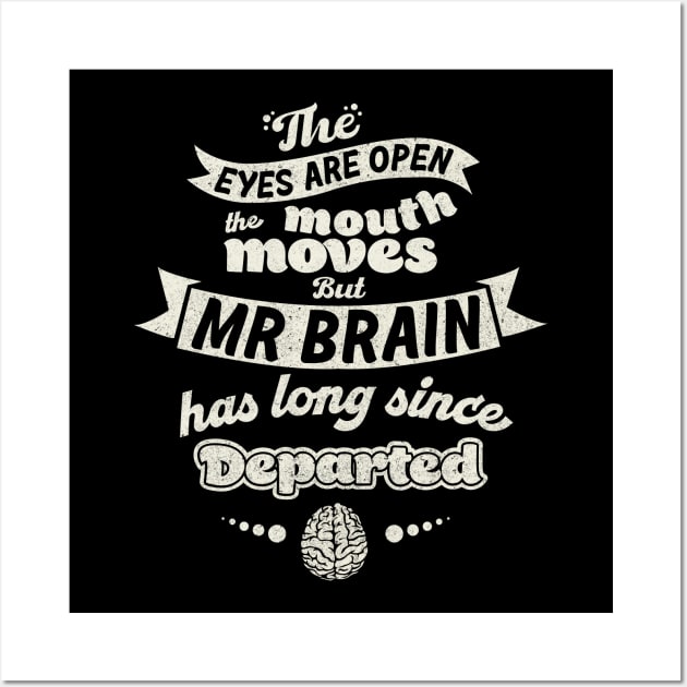 Blackadder (Mr Brain) Wall Art by BOEC Gear